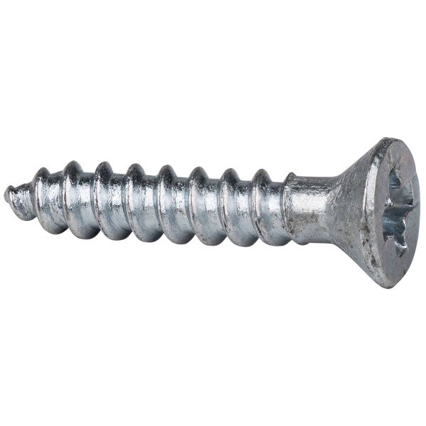 Main product image for 100 Pcs. #3 x 1/2" Flat Head Zinc Wood Screw 081-1122